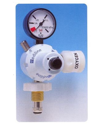 Regulator Mediline S400 Oxygen Bullnose I/Let Qr Coupling