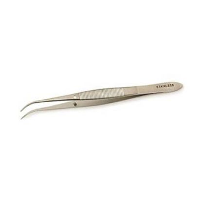 Forceps Dissecting Iris Curved 11cm (Reusable Autoclavable Stainless Steel) x 1