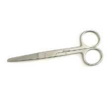 Scissors Dressing Sharp/Blunt Straight 18cm (Reusable Autoclavable Stainless Steel) x 1