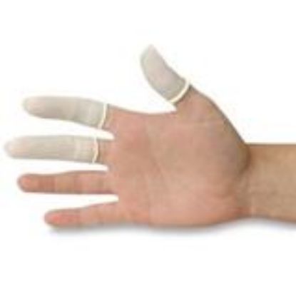 Finger Cots Size 4 Latex P/Free Pack Of 100
