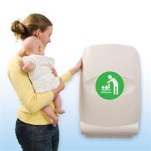 Baby Changing Unit Vertical Oatmeal