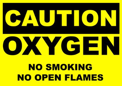 Sign - Emergency Oxygen Laminated