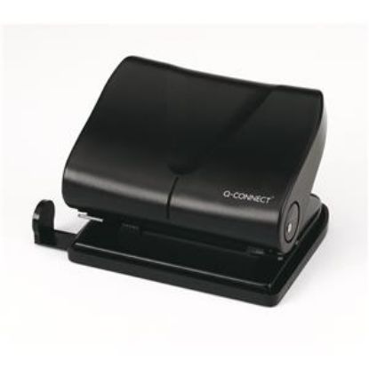 Hole Punch Medium Duty Black (Q-Connect) Hole Punch Medium Duty Black (Q-Connect)