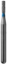 Bur Diamond (Dehp) Flat End Cylinder Fg 835 Iso 109-010 M Non-Sterile x 5