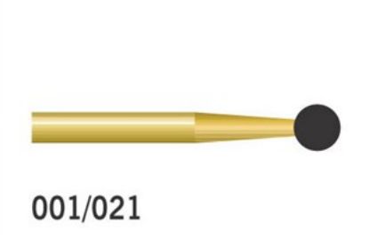 Bur Diamond (Unodent) Gold Round Fg 001/021 M x 1
