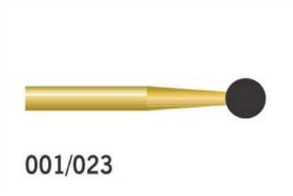 Bur Diamond (Unodent) Gold Round Fg 001/023 C x 1