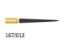 Bur Diamond (Unodent) Gold Tapered Pointed Fg 167/012 M x 1