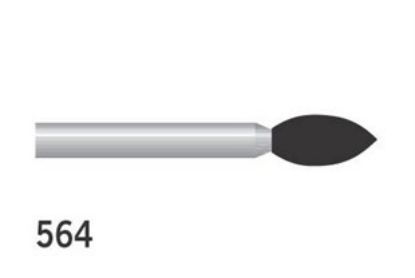 Bur Diamond (Unodent) Flame Fg 564 M Non-Sterile Single Use x 25