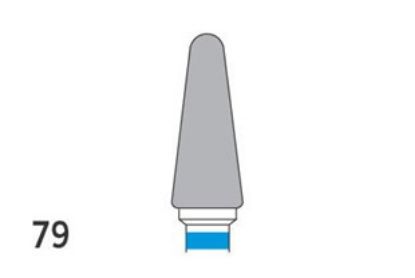 Bur Tungsten Carbide (Unodent) Acrylic Trimmer Cross Cut Standard Hp 79 Iso 060 x 1