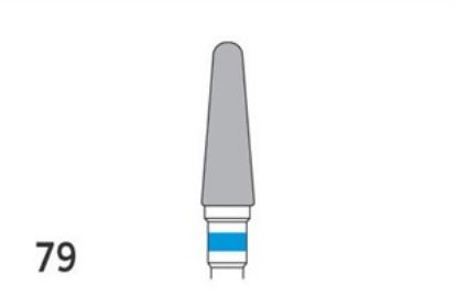 Bur Tungsten Carbide (Unodent) Acrylic Trimmer Cross Cut Standard Hp79 Iso 045 x 1