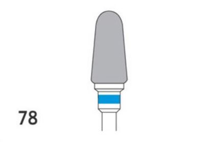 Bur Tungsten Carbide (Unodent) Acrylic Trimmer Plain Cut Standard Hp 78 Iso 060 x 1