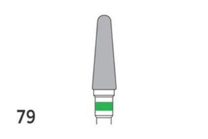 Bur Tungsten Carbide (Unodent) Acrylic Trimmer Cross Cut Coarse Hp 79 Iso 045 x 1
