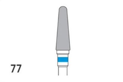 Bur Tungsten Carbide (Unodent) Acrylic Trimmer Plain Cut Standard Hp 77 Iso 045 x 1