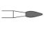 Bur Steel (Unodent) Finishing Flame Ra Pattern G x 6