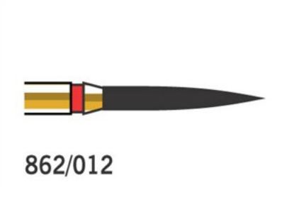 Bur Diamond (Diatech) Multilayer Gold Flame Fg 862 012 F x 5
