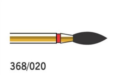 Bur Diamond (Diatech) Multilayer Gold Football Fg 868 Iso 020 F x 5