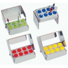Bur Stand (Unodent) Plug-In 8 Hole Fg/Ra Blue x 1