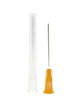 Needle Microlance (Hypodermic) Regular Bevel Orange 25g 5/8" 16mm (Disposable Sterile Single Use) x 100