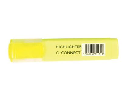 Highlighter Pen (Q-Connect) Yellow x 10