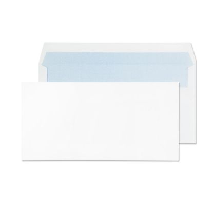 Envelopes Wallet (Q-Connect) Dl  Non-Window Self-Seal White 110 x 220mm 80gsm x 1000