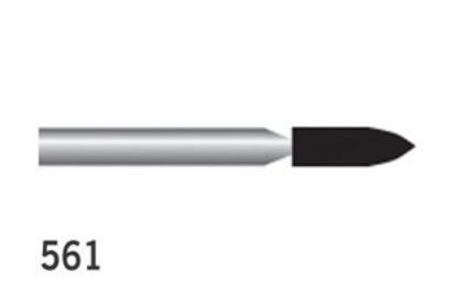 Bur Diamond (Unodent) Cylindrical Pointed Fg 561 M Non-Sterile x 1