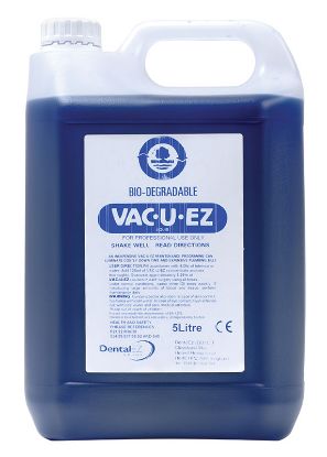 Vac-U-Ez (Dental-Ez) Aspirator Cleaner Economy Refill 5 Ltr