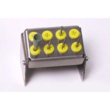 Bur Stand (Unodent) Plug-In 8 Hole Fg/Ra Yellow x 1