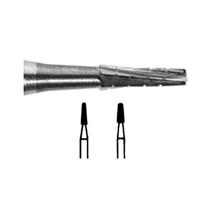Bur Tungsten Carbide (Unodent) Taper Fissure Cross Cut Hp 702 Iso 016 x 5