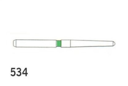 Bur Endodontic (Maillefer) Diamendo Fg C 21mm Size 1 Pattern 534 x 1