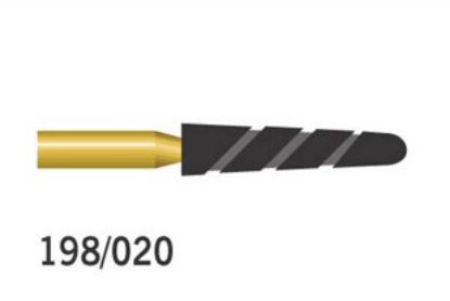 Bur Diamond (Unodent) Gold Twister Fg 198 534 020 C Non-Sterile Single Use x 1