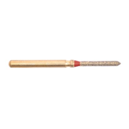 Bur Diamond (Unodent) Gold Pointed Cylinder Fg 130/012 F x 1