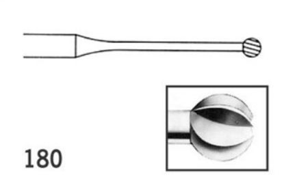 Bur Endodontic (Meisinger) Muller Pulp Chamber 180 1.8mm x 10