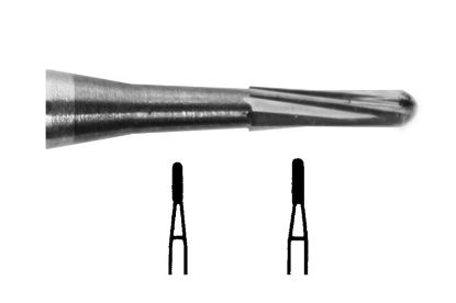 Bur Tungsten Carbide (Unodent) Dome Fissure Plain Cut Fg 1557 Iso 010 x 5