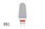Bur Tungsten Carbide (Unodent) Acrylic Trimmer Cross Cut Fine Hp 351 Iso 060 x 1