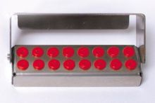 Bur Stand (Unodent) Plug-In 16 Hole Fg/Ra Red x 1