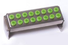 Bur Stand (Unodent) Plug-In 16 Hole Fg/Ra Green x 1