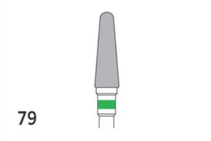 Bur Tungsten Carbide (Unodent) Acrylic Trimmer Plain Cut C Hp 79 Iso 045 x 1