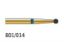 Bur Diamond (Diatech) Multilayer Gold Round Fg 801 Iso 014 ml x 5