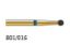 Bur Diamond (Diatech) Multilayer Gold Round Fg 801 Iso 016 ml x 5