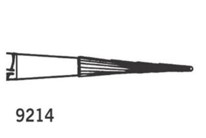Bur Tungsten Carbide Jet (Kerr) Tapered Trimming Finishing Fine Fg 9214 Iso 010 x 5