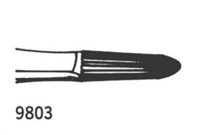 Bur Tungsten Carbide Jet (Kerr) Bullet Finishing Fine Fg 9803 Iso 012 x 5
