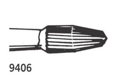 Bur Tungsten Carbide Jet (Kerr) Egg Trimming Finishing Fine Fg 9406 Iso 018 x 5