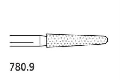 Bur Diamond (Abrasive Tech) Two Striper Round End Taper Fg 780.9 F x 5