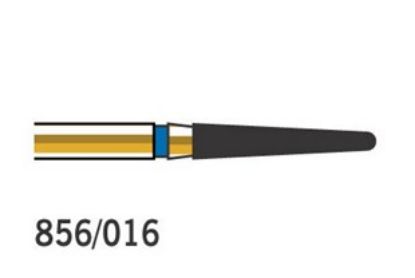 Bur Diamond (Diatech) Multilayer Gold Round End Taper Fg 856 8 016 ml x 5