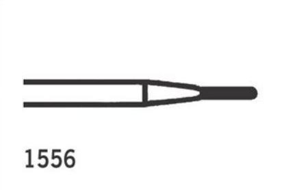 Bur T.C Jet (Kerr) Dome Fissure Fg Cross Cut 1556 Iso 009 x 5