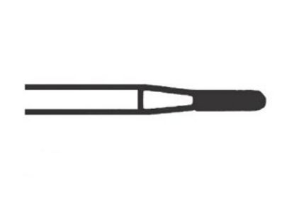 Bur T.C Jet (Kerr) Dome Fissure Fg Cross Cut 1558 Iso 012 x 5