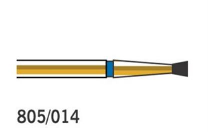Bur Diamond (Diatech) Multilayer Gold Inverted Cone Fg 805 014 ml x 5