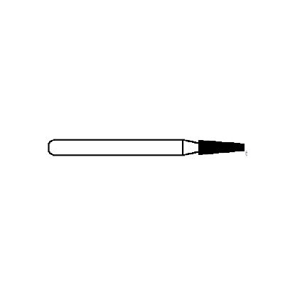 Bur Tungsten Carbide (Unodent) Finishing Taper Fissure Fg 4 Iso 014 x 5