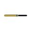 Bur Diamond (Diatech) Multilayer Gold Cylinder Fg 881 Iso 012 ml x 5