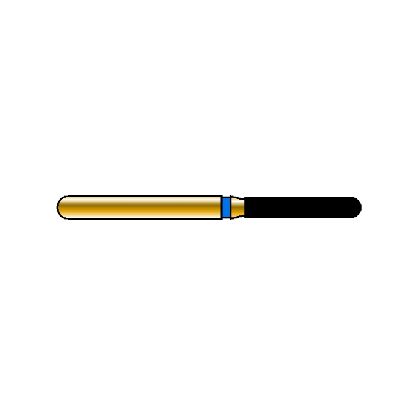 Bur Diamond (Diatech) Multilayer Gold Cylinder Fg 881 Iso 014 ml x 5